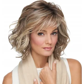 Paruka Paruka polodlouhé přírodní blond vlasy shijiejingdian dámská