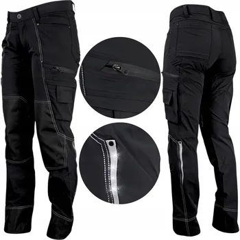 Pracovní obuv Dlouhé pracovní kalhoty Specto Taktické bojovky černé vel. 48