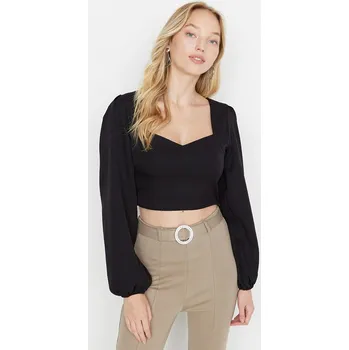 Dámské tričko trendyol Schwarz 5560278 36