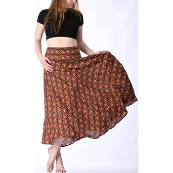 Dámská sukně Sukně dlouhá, v přední části široký pas 11005