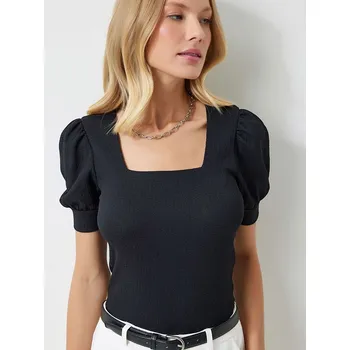 Dámské tričko Tričko Happiness Istanbul Schwarz 4221661 38