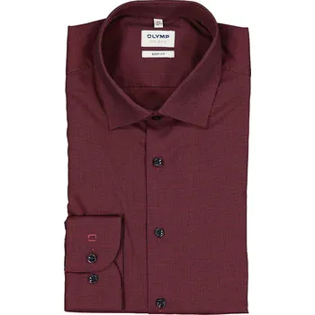 Pánská košile Košile OLYMP Dunkelrot 2279316 39