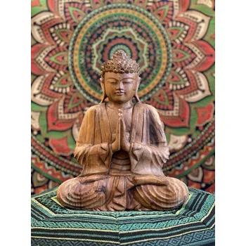 Buddha 21 - dřevěná socha