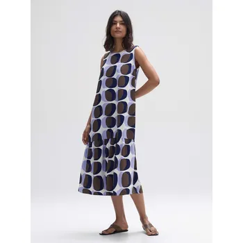 Dámské šaty Šaty OPUS Hellblau/ Hellbraun 6425262 34