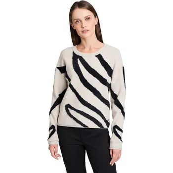 Dámský svetr BETTY & CO Creme/ Schwarz 1436833 36