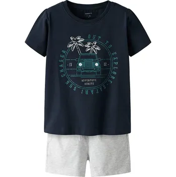 Chlapecké tričko Tričko name it Dunkelblau/ Grau 2611206 104