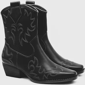 Dámské kozačky Boty Bellucci Schwarz 483217 39