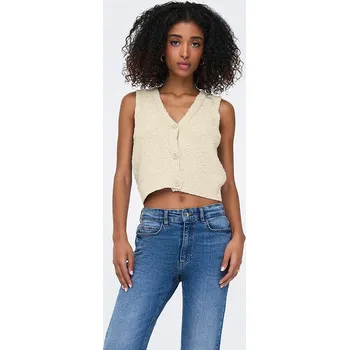 Dámská vesta Vesta ONLY Beige 3795204 S