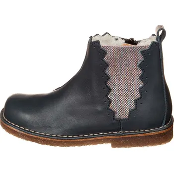 Dívčí kozačky kmins Dunkelblau 7185651 35