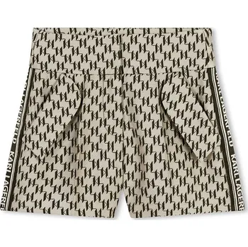 Dívčí kraťasy Karl Lagerfeld Kids Creme/ Schwarz 9130067 176