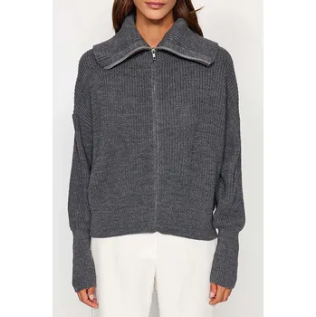 Dámský svetr trendyol Grau 6594265 L