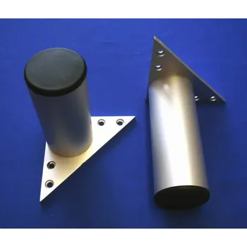 Nábytkové kování 64153 - Nožka průměr 45x100mm hliník, A133a pevná (641 (64153 - Nožka průměr 45x100mm hliník, A133a pevná (641. Vhodné řešení pro nábytek v interiéru.)
