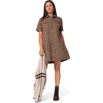 Dámské šaty Šaty Scotch & Soda Camel/ Schwarz 549088 L