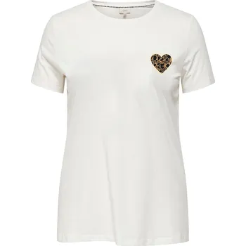 Dámské tričko Tričko ONLY Carmakoma Weiß 8921764 S-42/44