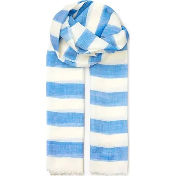 Šála Becksöndergaard Weiß/ Blau - (L)200 x (B)100 cm 3672001 onesize