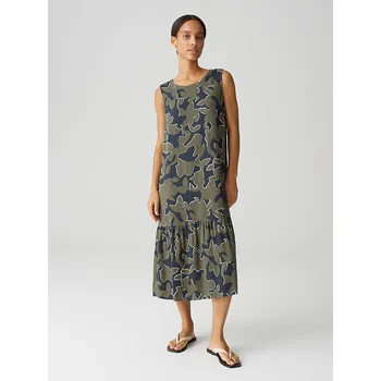 Dámské šaty Šaty OPUS Khaki/ Dunkelblau 7691383 34