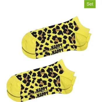 Pánské ponožky Ponožky Happy Socks Gelb/ Schwarz 6007515 36