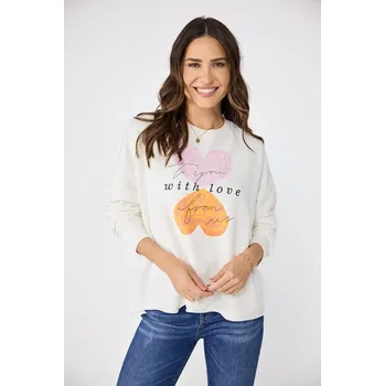 Dámská mikina Mikina LIEBLINGSSTÜCK Weiß 352156 XXL