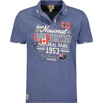 Chlapecké tričko Tričko Geographical Norway Blau 4109292 140