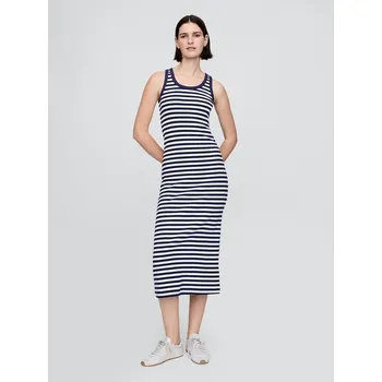 Dámské oblečení Šaty GAP Dunkelblau/ Weiß 3540667 XS