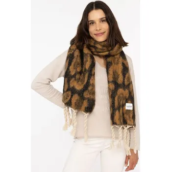 Šála Zwillingsherz Hellbraun - (L)224 x (B)42 cm 1464288 onesize