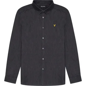 Pánská košile Košile Lyle and Scott Black 3708962 S
