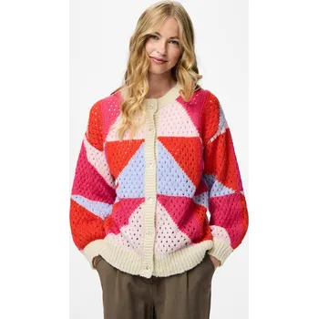 Dámská móda Pieces Beige/ Pink 8917257 S