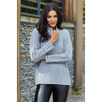 Dámský svetr Milan Kiss Grau 3834856 L