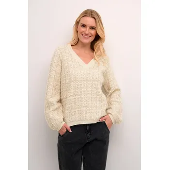 Dámský svetr Kaffe Creme 7129544 XL