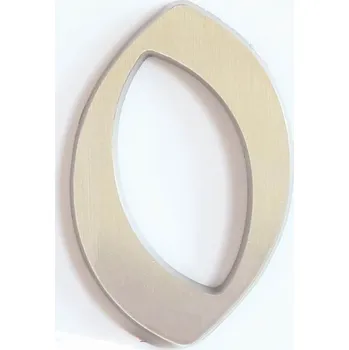 Domovní cedule C125 Číslice 125mm kartáč.stříbro "0" (C125 Číslice 125mm kartáč.stříbro "0". Vhodné řešení pro nábytek v interiéru.)