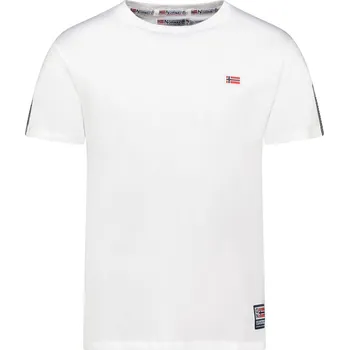 Pánské tričko Tričko Geographical Norway Weiß 1152751 S
