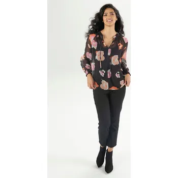 Dámské tričko Aniston Schwarz 2497040 46