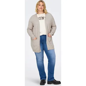 Dámský svetr ONLY Carmakoma Beige 2650667 S-42/44