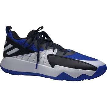 Pánská sálová obuv Basketbalová obuv, Adidas, Dame Certified, modro-bílo-černá: 33 49 EU (F) 50 2/3 (30689-30899)