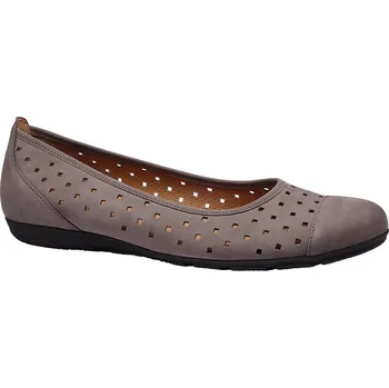 Dámské baleríny Letní vycházková obuv-baleríny, Gabor, šedá: 27,8 42 (24377-24377)