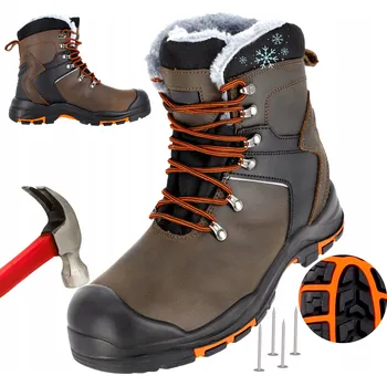 Pracovní oblečení Pracovní obuv kotníková Specto zimní zateplená s kompozitní špičkou S3 HRO velikost 45