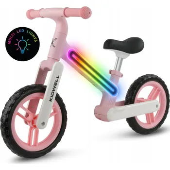 Dětské vozidlo Dětské Odrážedlo Kidwell SUNO Pink LED světly