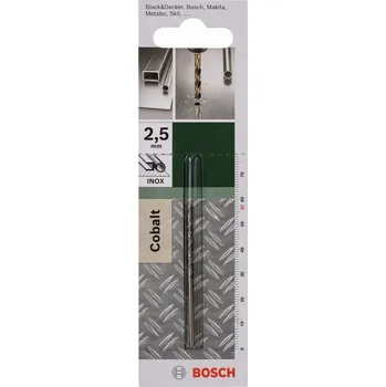 Vrták Vrták do kovu Bosch HSS-Co DIN 338 2,5x30x57