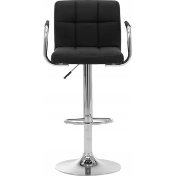 Barová židle VidaXL Barová Židle černá 112 cm látková