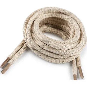 Tkaničky do bot Tkaničky do bot, tenisek, mikin délka 100 a 130 cm, střední, 4 (100 cm) režná světlá