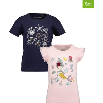 Dívčí tričko Tričko Blue Seven Dunkelblau/ Rosa 3208460 128