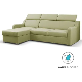 Sedací souprava Sedací souprava MIKELI | 228x158 cm | UNI | rozkládací + úložný prostor | AKCE | šedozelená 14