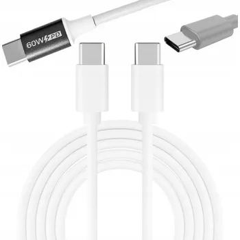 Datový kabel Kabel Smart-Tel USB typ C - USB typ C 1 m bílý
