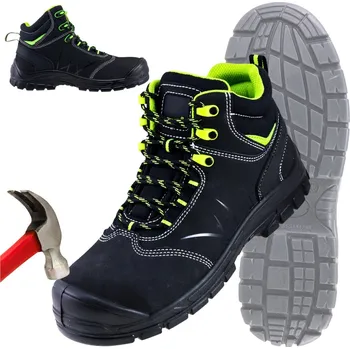 Pracovní obuv Pracovní obuv kotníková Specto sportovní kožená s ocelovou špičkou S1 Lehká velikost 42