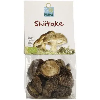 Hotové jídlo Pural Shiitake sušené 20g bio BIO VEGAN Množství: 1 ks