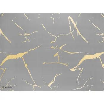 prostírání Prostírání na stůl (40x30 cm) šedo-zlaté Marble Ambition