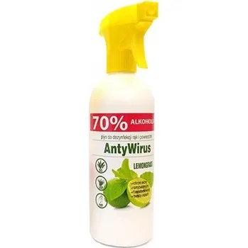 Dezinfekce Dezinfekční prostředek na ruce a povrchy AntyWirus LemonGrass 500 ml