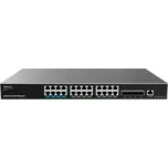 Grandstream GWN7813P Layer 3 Managed Network PoE Switch, 24 portů / 4 SFP+, VLAN, DHCP, Stacking