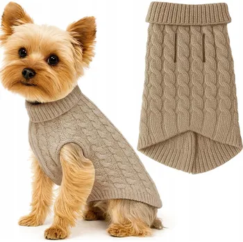 Obleček pro psa Obleček pro psa kočku Teplý Zimní Svetr Oblečení na Zimu Rolák S