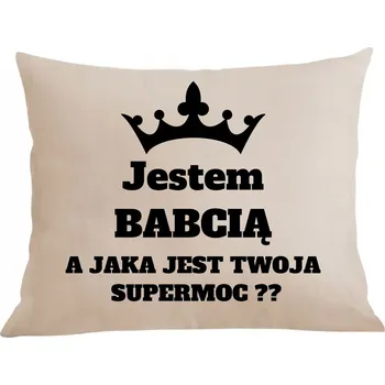 Polštář Dekorační povlak na polštář HaftNadruk 40 x 40 cm